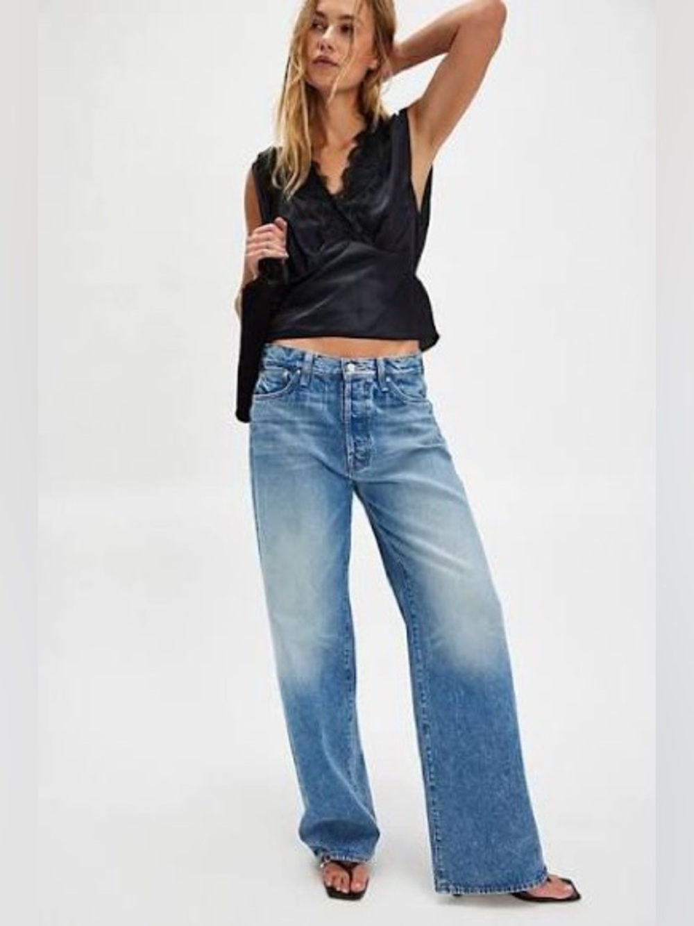 mother jeans the dodger button sneak - Picture 2 of 6